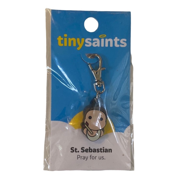 Tiny Saints Other - St. Sebastian Tiny Saints Key Chain/Backpack Charm